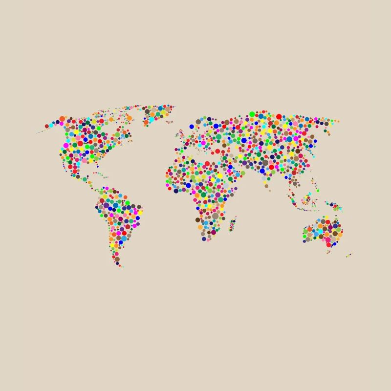 EARTH DOT: Points planisphere
