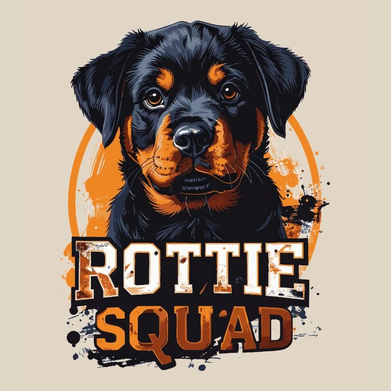 Rottie Squad – Strong Rottweiler design