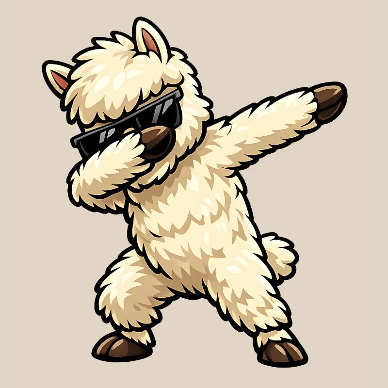 Dabbing Alpaka