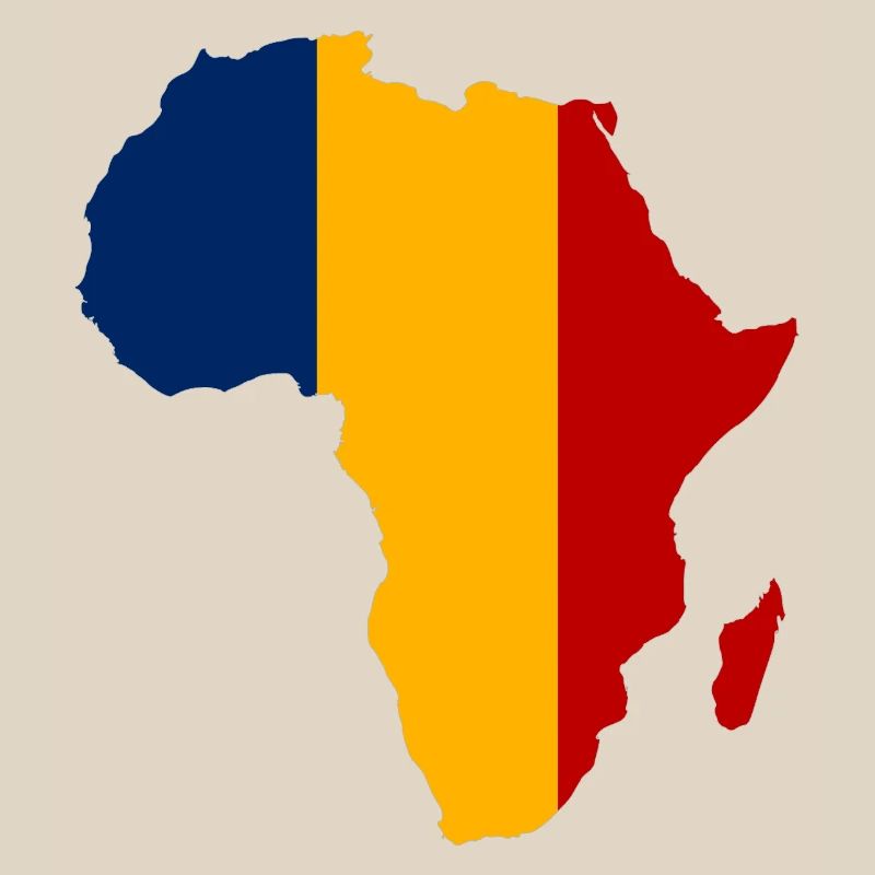 Tschad_Flagge_Afrika