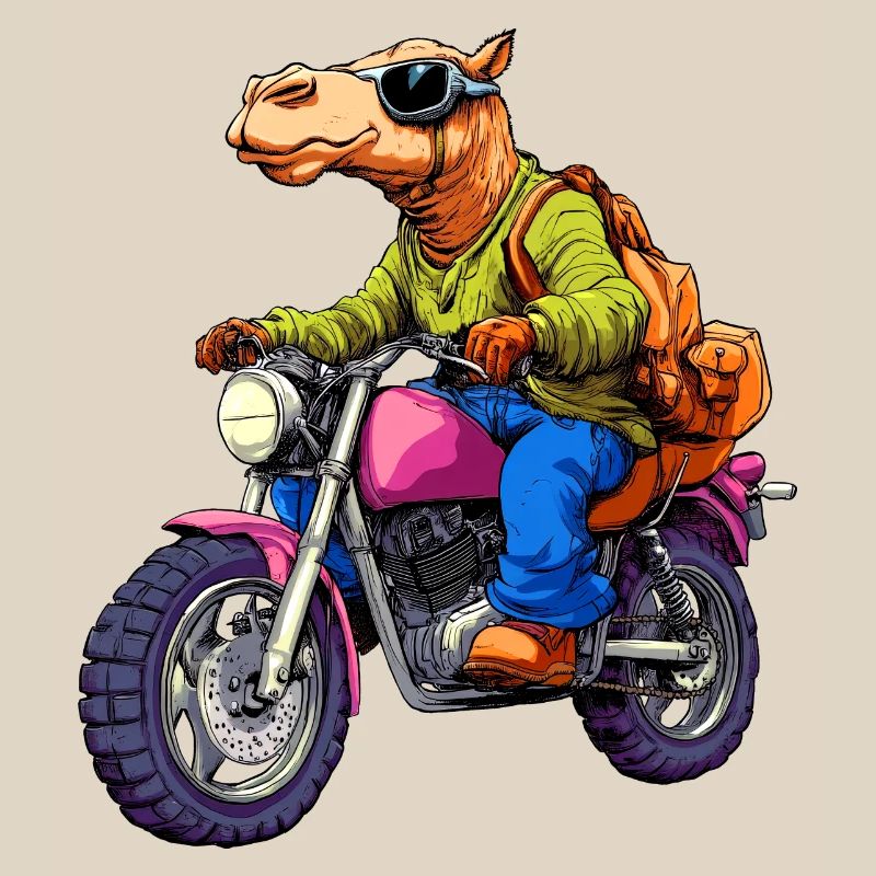 Kamel Motorrad