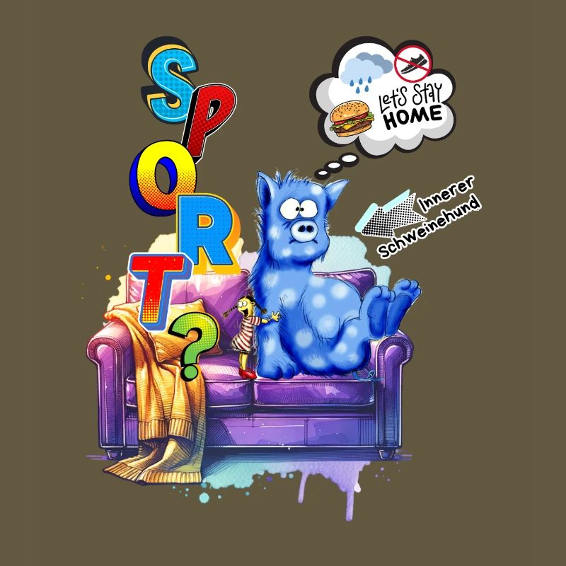 Besiege den inneren Schweinhund. Sport oder Sofa?