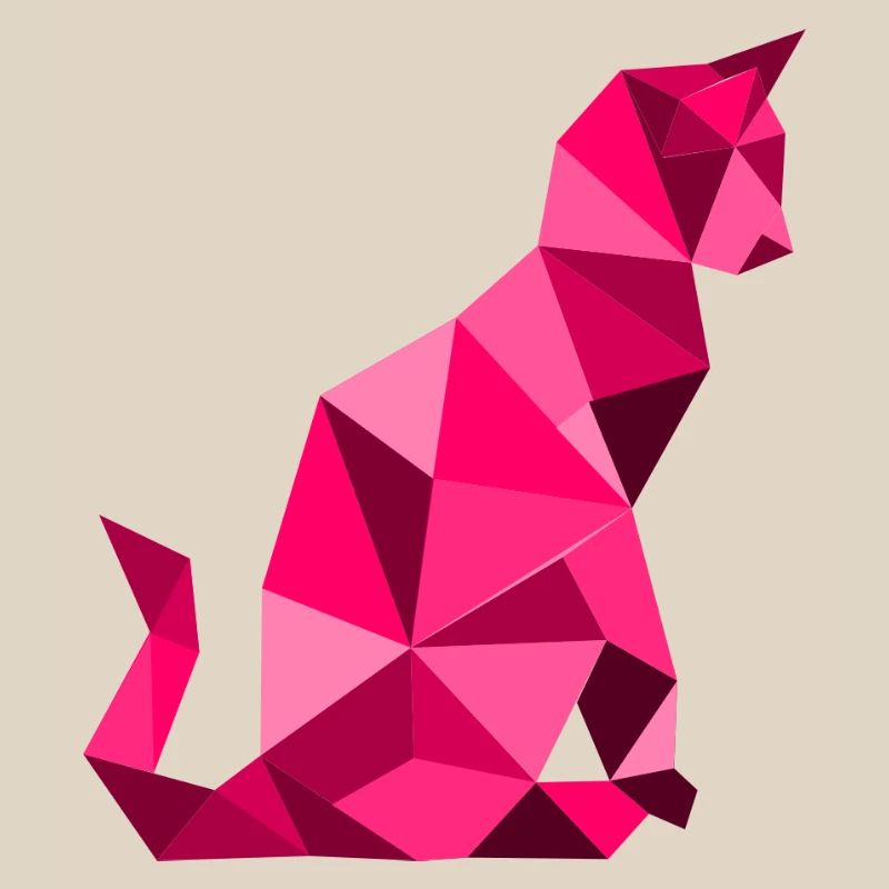 chat_lowpoly_Magenta