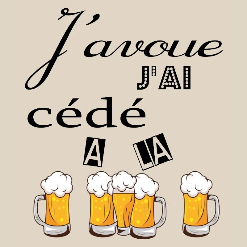 J''ai cédé à la pression