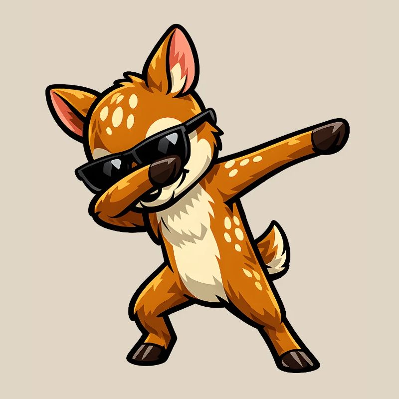 Dabbing Rehkitz