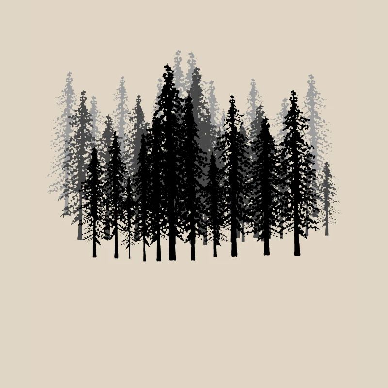 Forest Forests Forester Hunter Gift Idea Camping