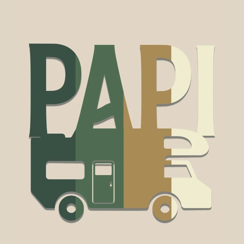 PAPI en Camping-car camouflage chasse et pêche