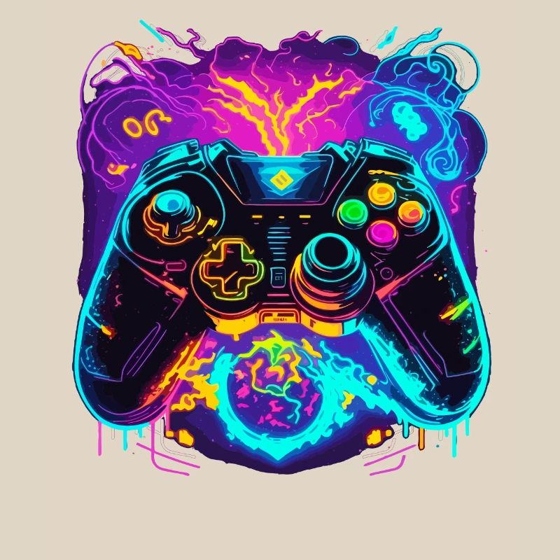 Power Graffiti Gaming Controller