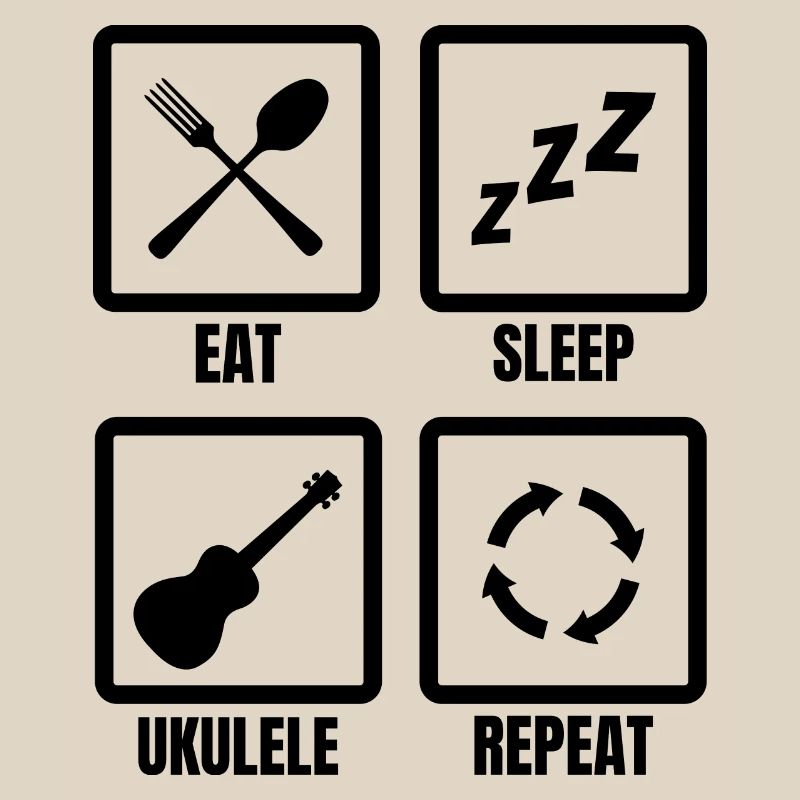 Routine du joueur de ukulélé