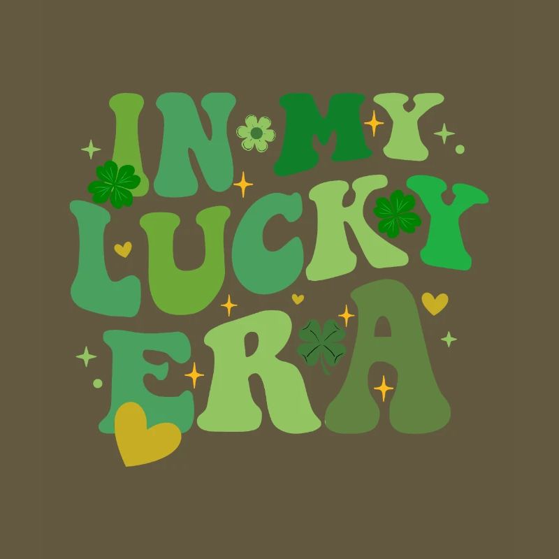 Dans mon ère chanceuse, le trèfle de la Saint-Patrick