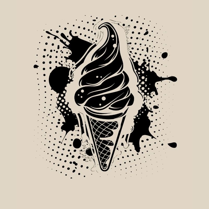 Cornet de crème glacée