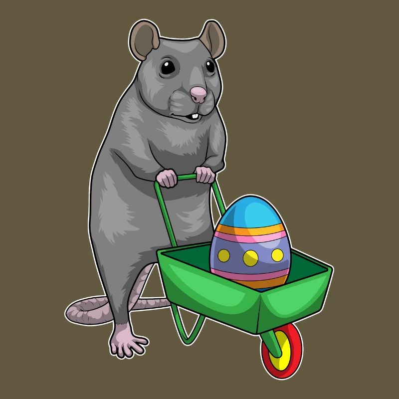 Rat Easter Easter Egg