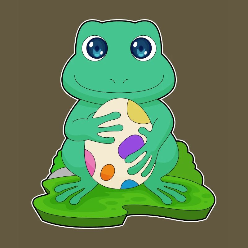 Frog Easter Easter Egg