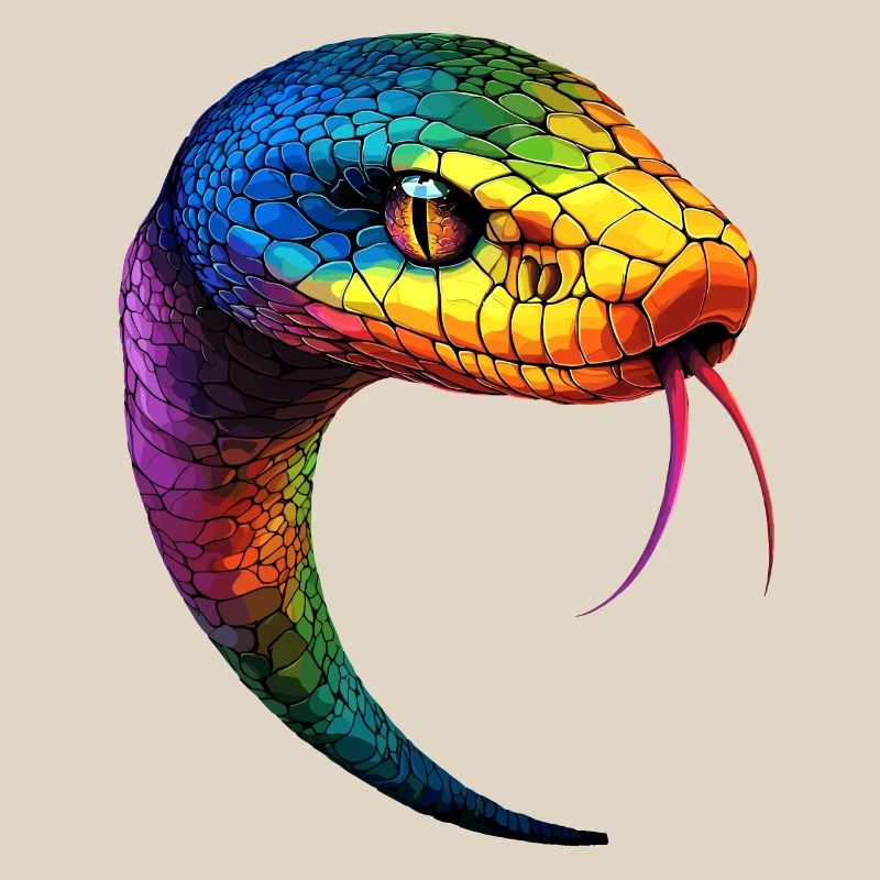 Serpent Python Cobra Mamba Serpent à sonnettes Serpent