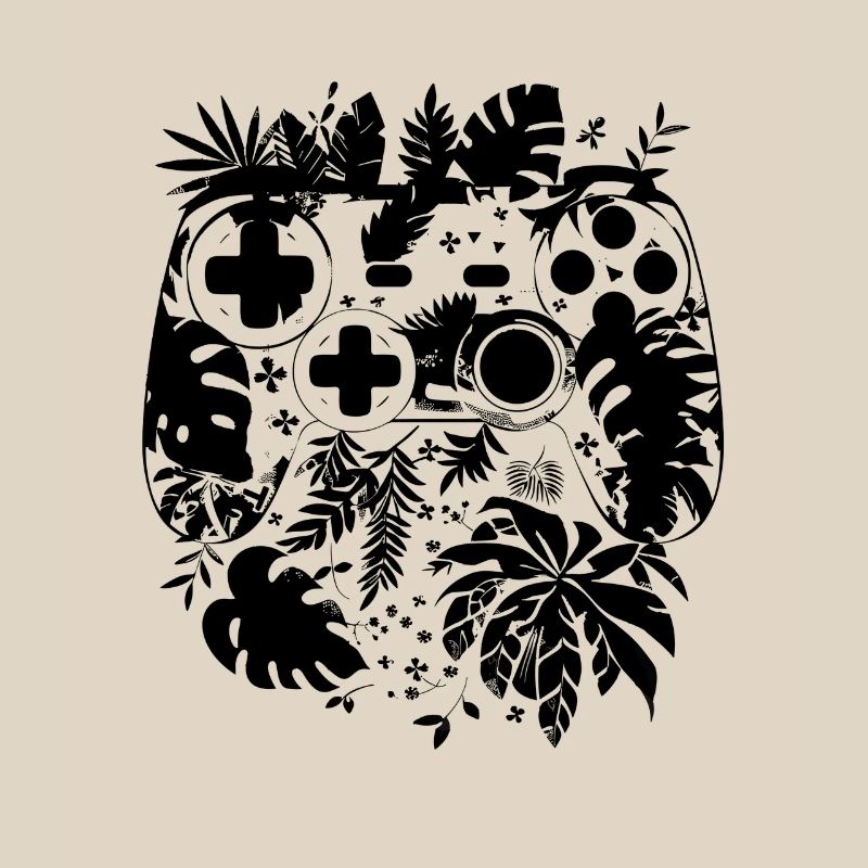 Spiel Controller Comic Stil