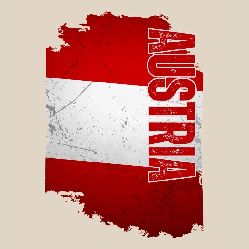 Vertical Austrian flag, Austrian pride