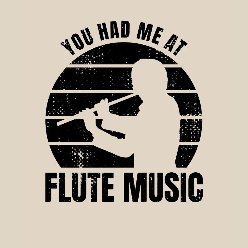 Funny Flute Player Saying