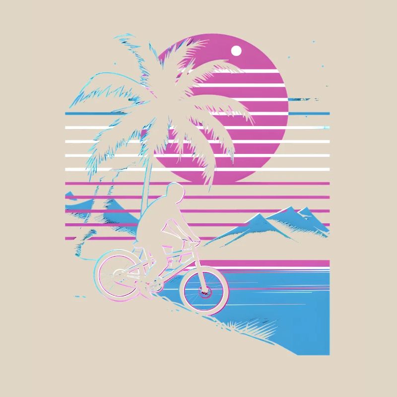 Mountainbiking Synthwave