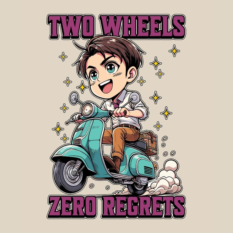 Scooter deux roues Zero regrets Scooter Driver