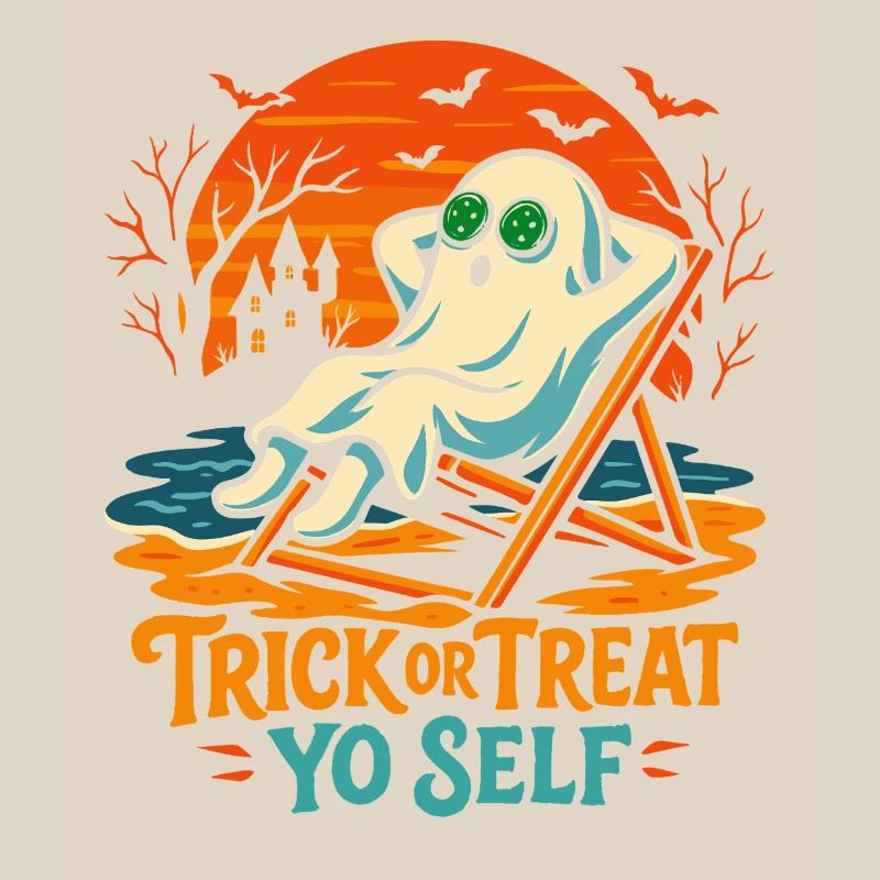 Süßes Oder Saures Dich Selbst Lustiger Halloween-Spruch