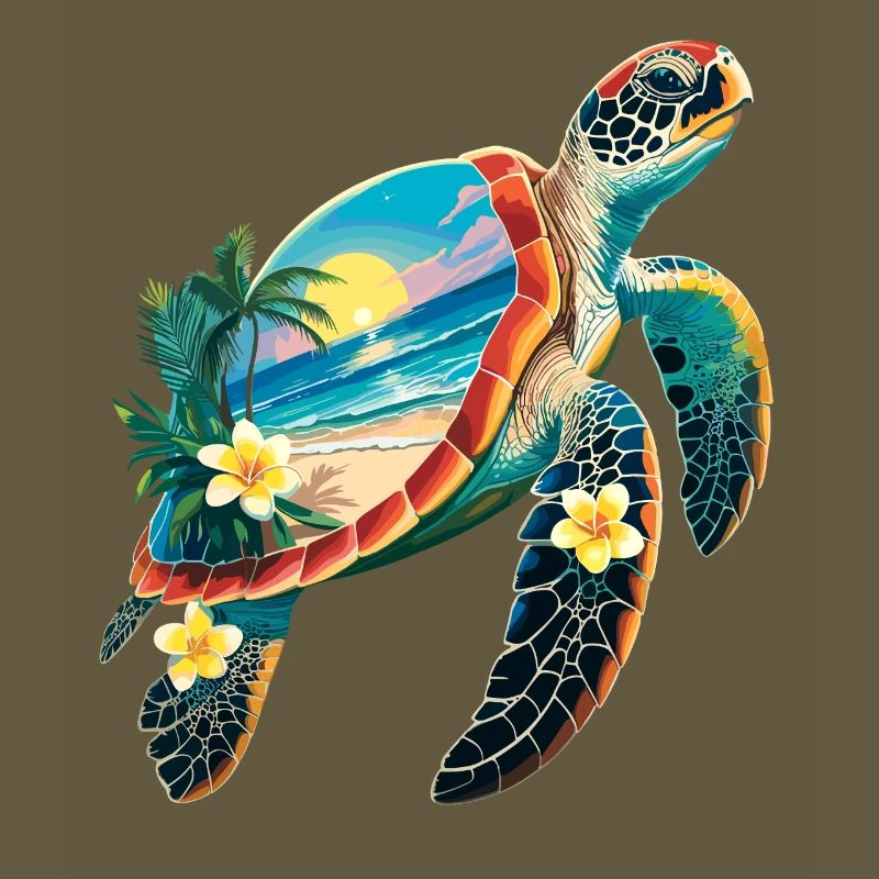 Turtle Waves Surf Turtle Surfer Turtles