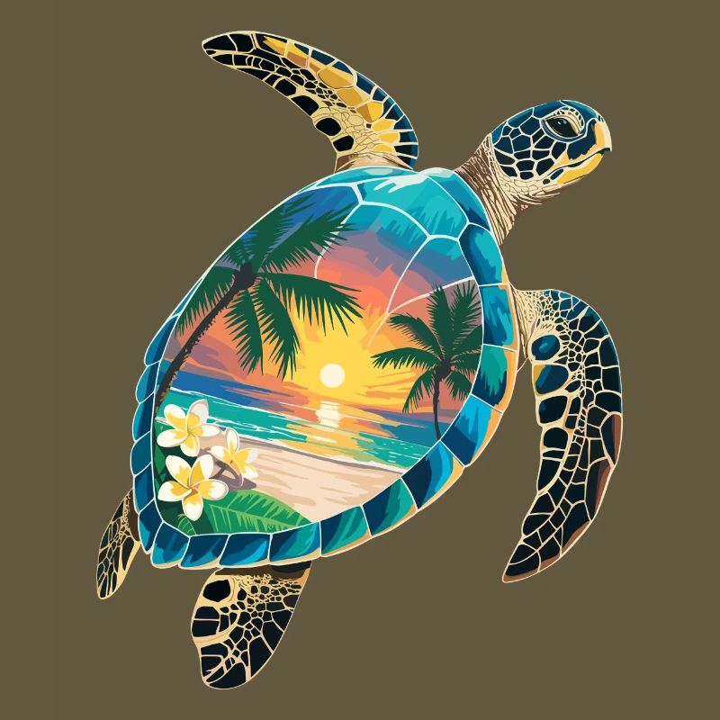 Turtle Waves Surf Turtle Surfer Turtles