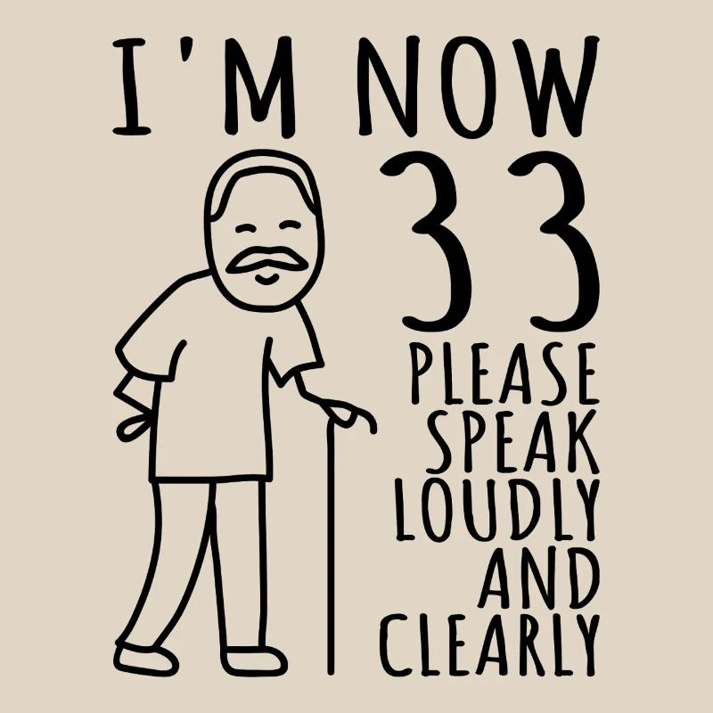 33rd Birthday 33rd 33rd I am now 33 years old