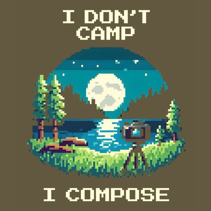 Je ne campe pas, je compose | Composition