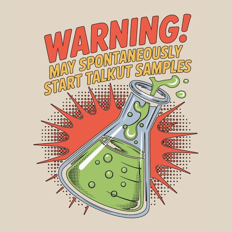 Lab Technician Warning May Spontaneously Scientist