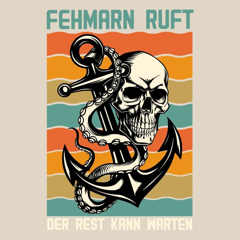 FEHMARN RUFT DER REST KANN WARTEN Retro Lustig