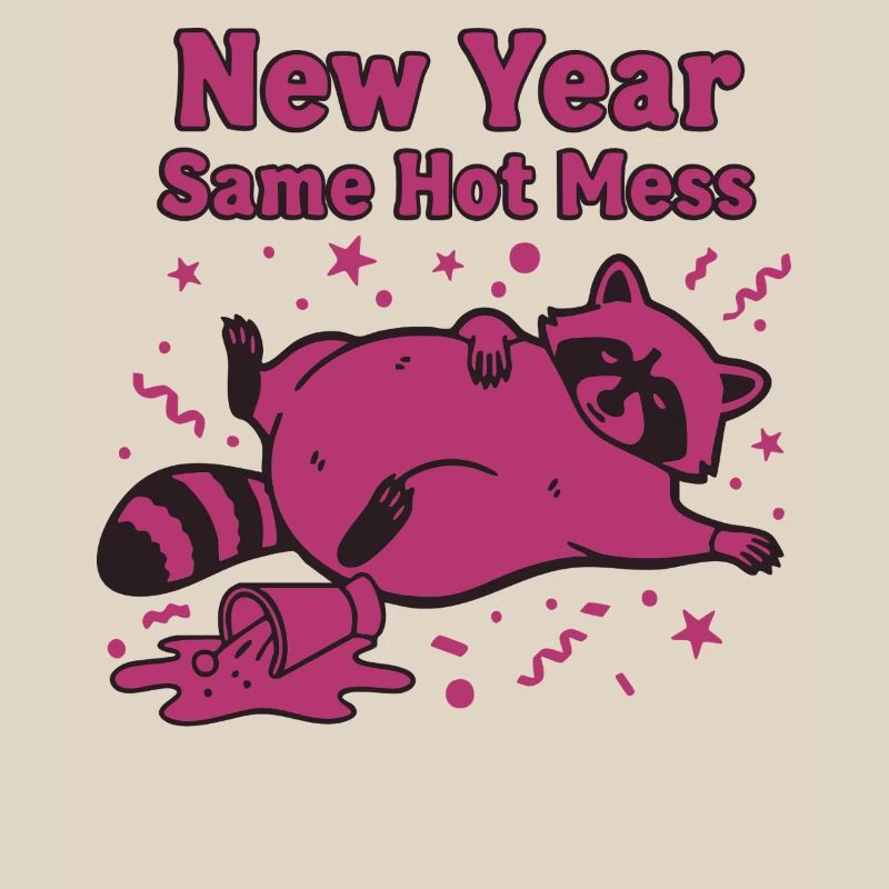 Neujahr Same Hot Mess Celebration 2025