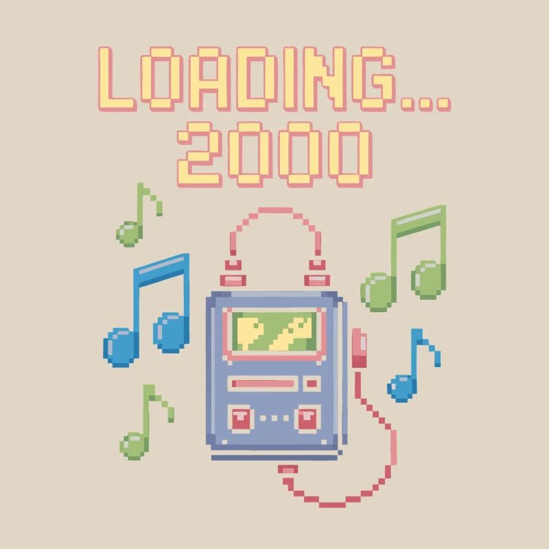 Retro Pixel Design – Loading 2000
