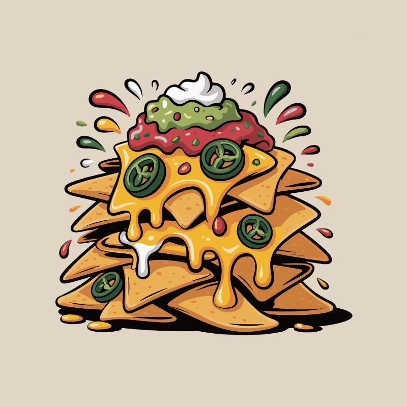Cheese Nacho Tower Explosion