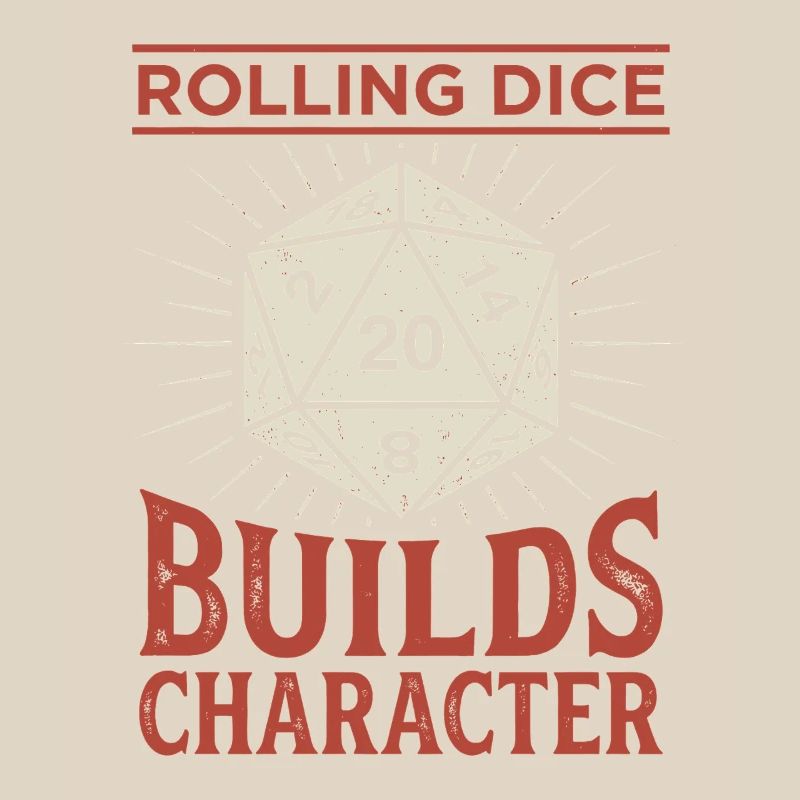 Lancer des dés permet de construire un personnage – Conception de jeu de rôle