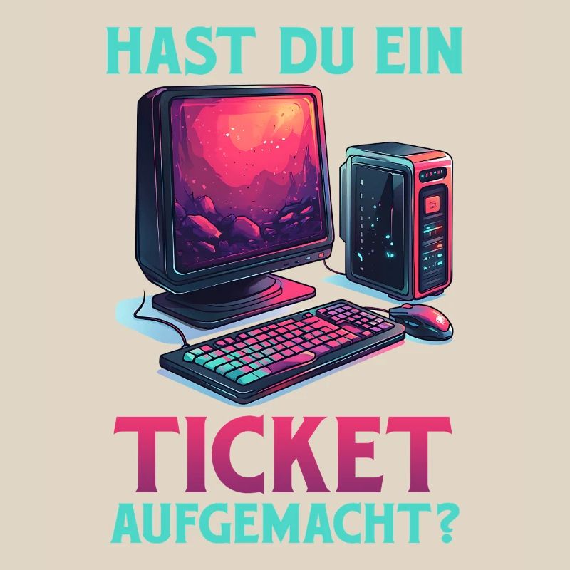 Support informatique AVEZ-VOUS OUVERT UN TICKET ? DRÔLE