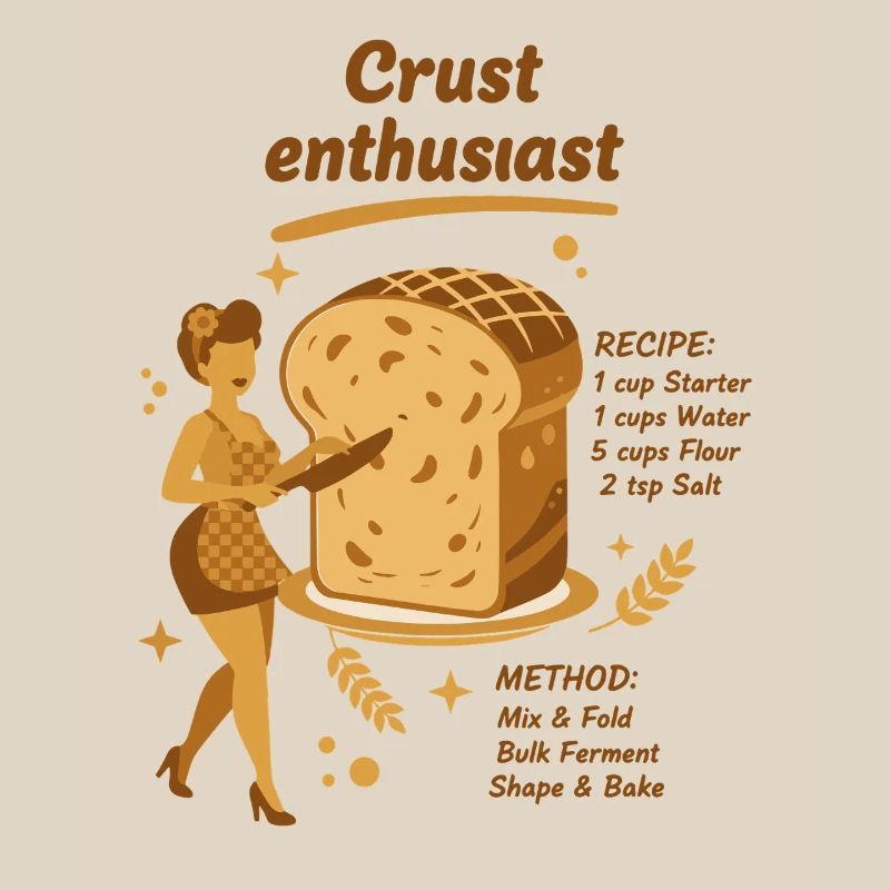 Sourdough Crust Enthusiast Bread Baking Baker