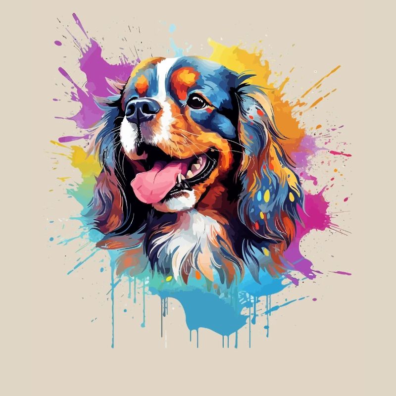Couleur éclaboussure du Cavalier King Charles Spaniel