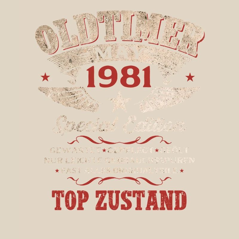 45. Geburtstag Geschenk Mann Oldtimer Mai 1981