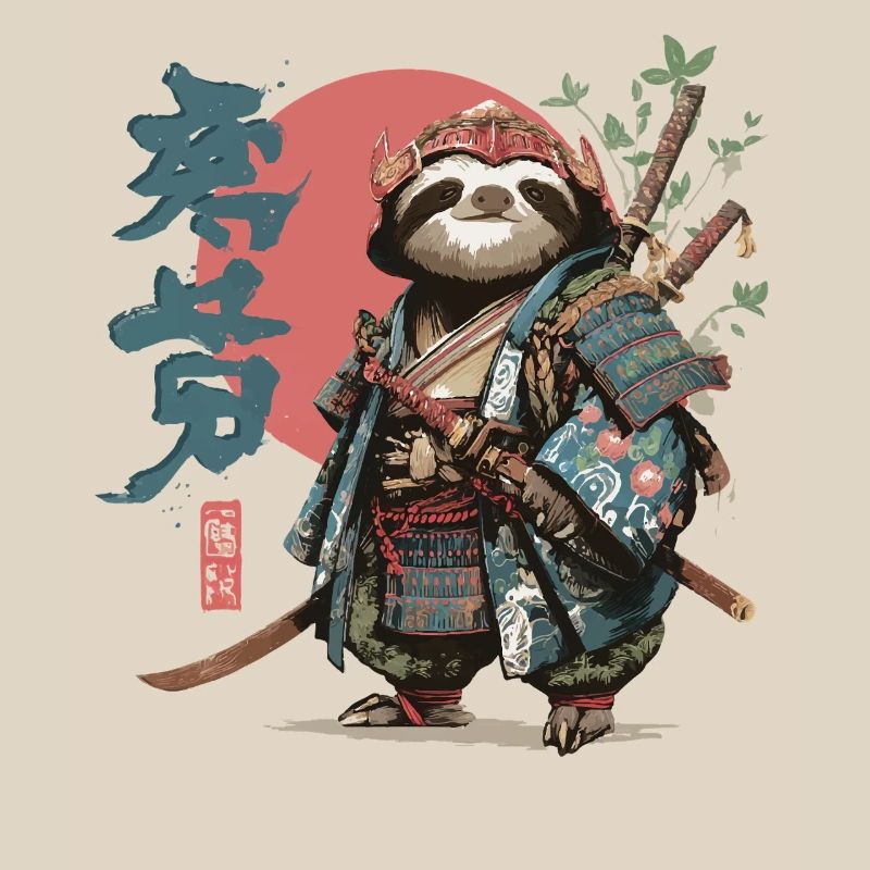 Samurai Sloth Warrior