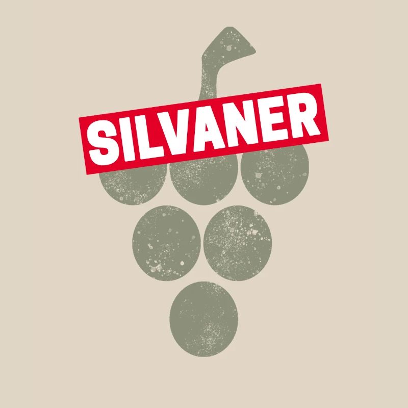 Silvaner Rebe Retro Weintrinker und Winzer Design
