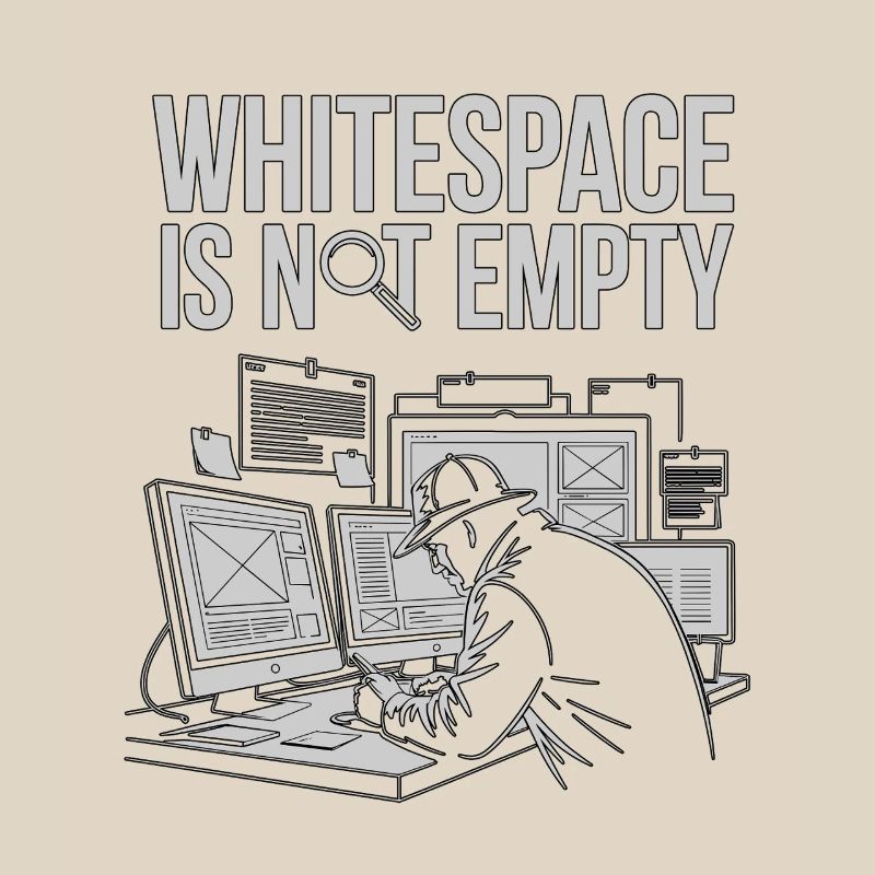 UX/UI Designer Whitespace Is Not Empty Web Design