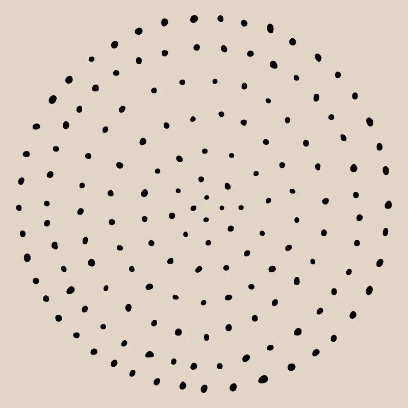 Dotted dots circle dots pattern gift