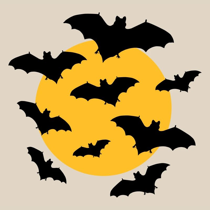 Fledermäuse & Mond
