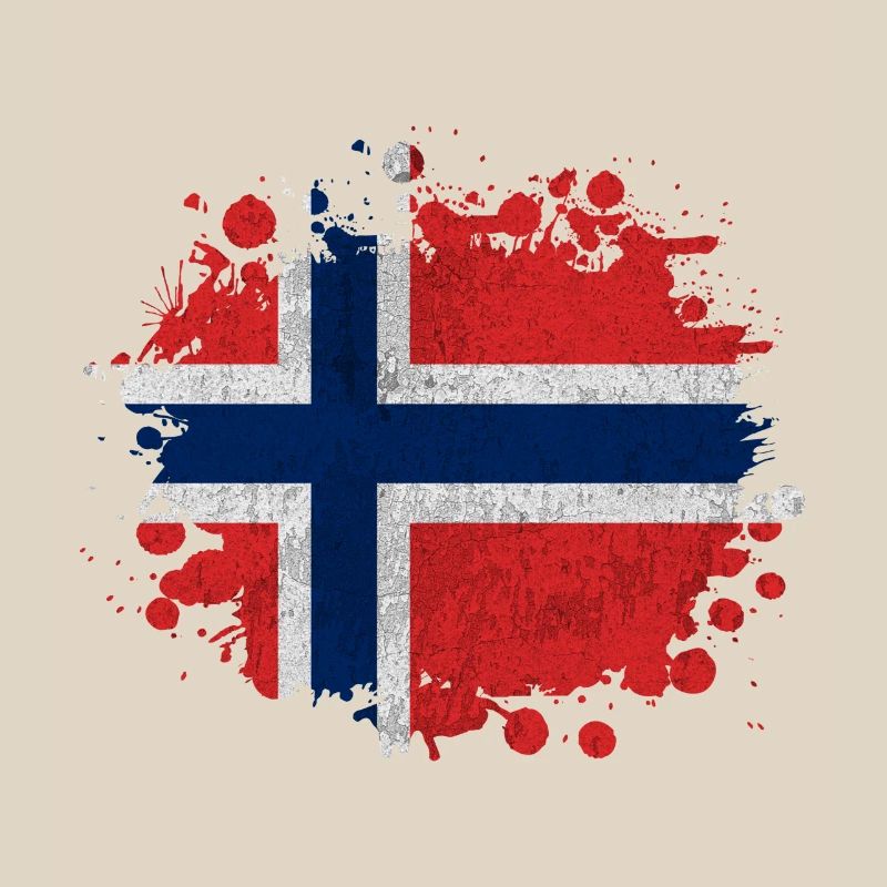 Klecks Norvège - Cadeau drapeau