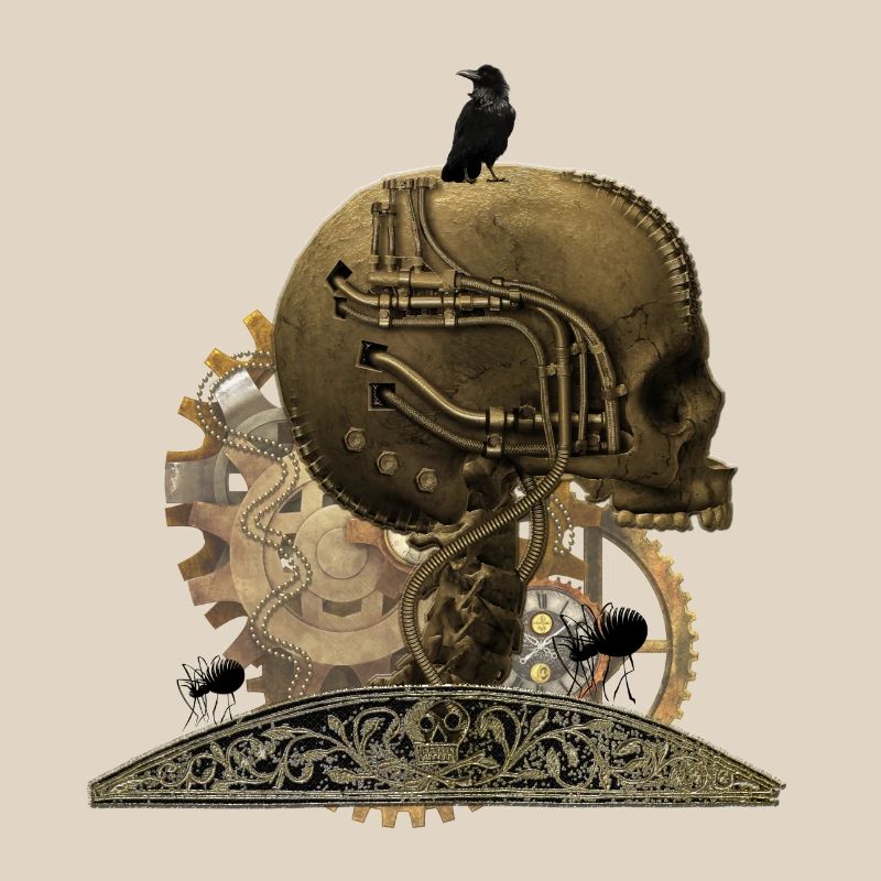 Super schrecklichen technischen Schädel