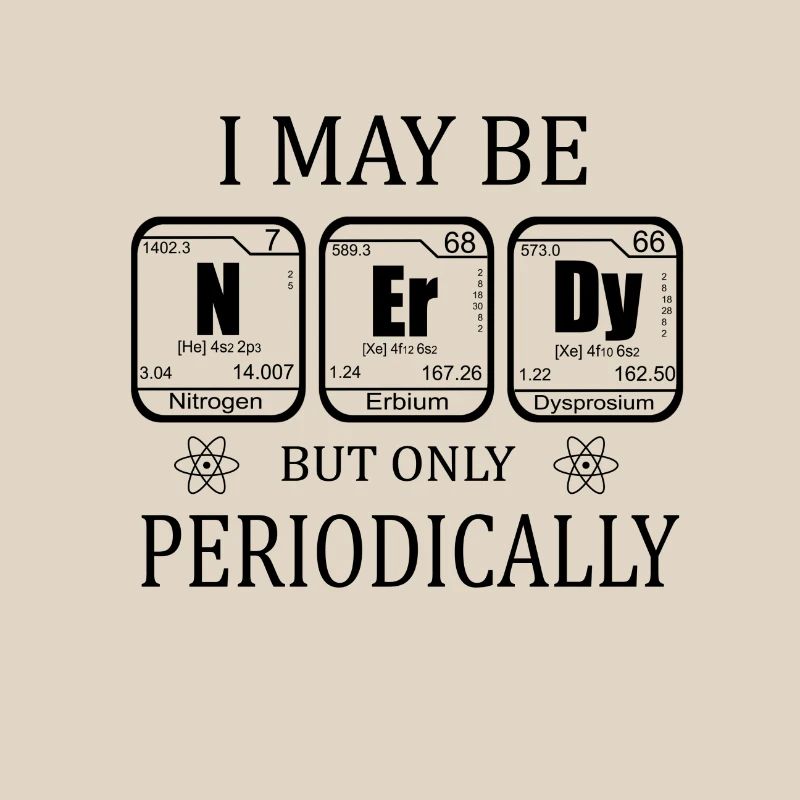 Chemistry Science Periodic Table Nerd