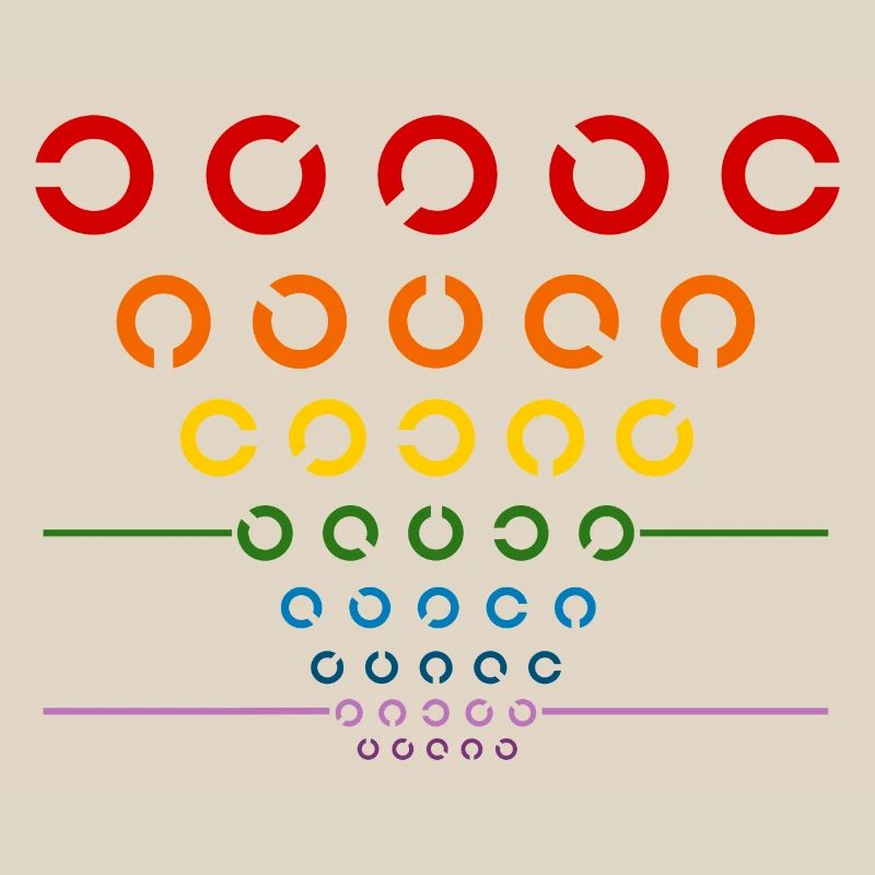 Rainbow Eye Test