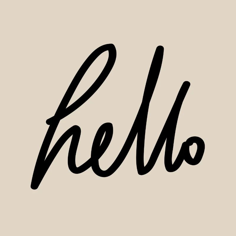 hello - handwriting