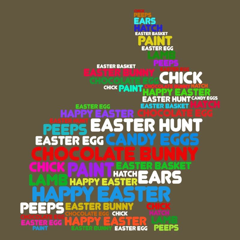 Easter bunny rabbit happy easter rabbit easter eggs