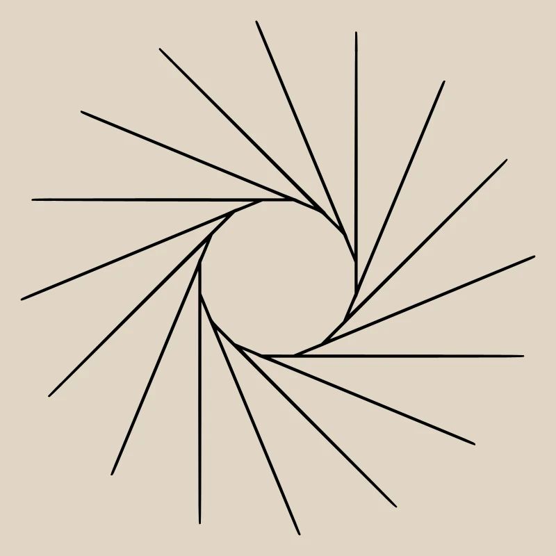 Cool shape, like a sun.